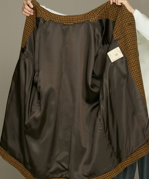 LB.01／チェックツイードカーコート｜ナノ・ユニバースの通販｜&mall