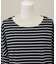 LB.04／WEB限定 ボーダーワイドドロップトップス