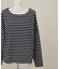 LB.04／WEB限定 ボーダーワイドドロップトップス