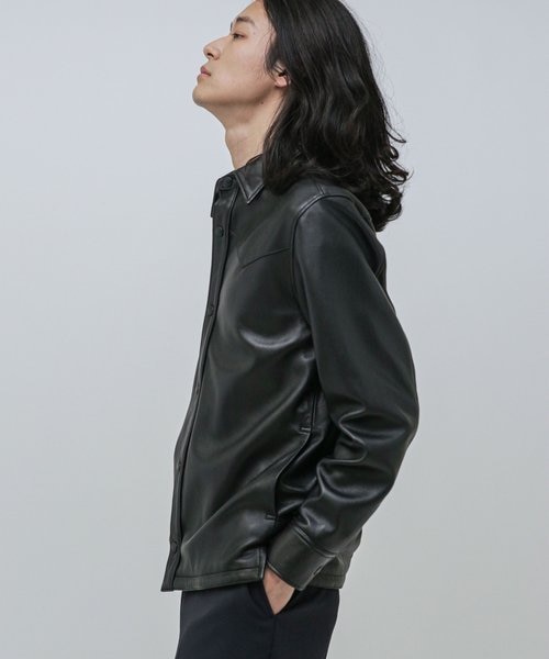 SCHOTT／別注 LEATHER WESTERN JACKET｜ナノ・ユニバースの通販｜&mall 