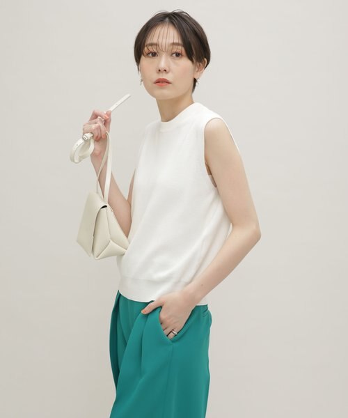 IENA GIZA接結ノースリーブ IENA GIZA接結ノースリーブ ¥15,400税込 トップス