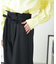 LB.04／ベルト付きハイウエストワイドパンツ