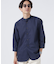 LB.03／｢ICE FLOW LINEN｣バンドカラーシャツ 7分袖