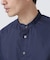 LB.03／｢ICE FLOW LINEN｣バンドカラーシャツ 7分袖