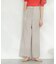 LB.03／メランジドライ ベルト付きセミワイドパンツ(セットアップ可)