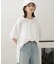 LB.04／超長綿サイドスリットチュニック丈Tシャツ