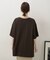 LB.04／超長綿サイドスリットチュニック丈Tシャツ