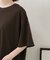 LB.04／超長綿サイドスリットチュニック丈Tシャツ