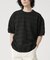 LB.04／透かしボーダーニットTシャツ