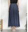 テンセル(TM)デニム フレアスカート(セットアップ可)
