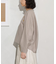 圧縮ウールブラウス