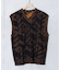 ジオメトリックジャガードベスト