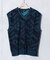 ジオメトリックジャガードベスト