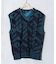 ジオメトリックジャガードベスト