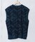 ジオメトリックジャガードベスト