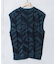 ジオメトリックジャガードベスト