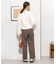 ツータックハイウエストパンツ