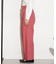 ベルト付きセミワイドツイルパンツ