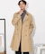 ハイブリッドダブルトレンチコート（別売り西川ダウンR脱着可）