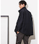 スタンドカラーウーリッシュハーフコート