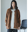 WEB限定 モヘヤライク畦編みカーディガン