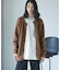 WEB限定 モヘヤライク畦編みカーディガン