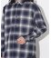オンブレネルチェックオーバーシャツ