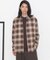オンブレネルチェックオーバーシャツ