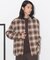 オンブレネルチェックオーバーシャツ