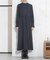 前後2wayウエストギャザーワンピース