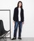 ヘアリーハイゲージＶネックカーディガン