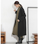 Vネックノーカラーコート