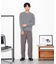 MUSIC ウールカシミヤスムースクルーネック