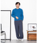 MUSIC ウールカシミヤスムースクルーネック