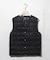 TAION／V-NECK BUTTON DOWN VEST