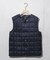 TAION／V-NECK BUTTON DOWN VEST