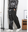 フェイクレザートラックパンツ(セットアップ可)