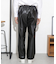 フェイクレザートラックパンツ(セットアップ可)