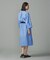 スタンドカラーシャツワンピース