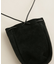 DRAWSTRING POUCH  COW SUEDE