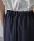 多機能素材サイドベルトストラップ風スカート(セットアップ可）