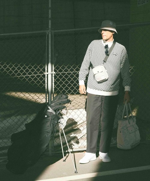 nano universe GOLF／ナイロンクロス1タックパンツ｜ナノ・ユニバース