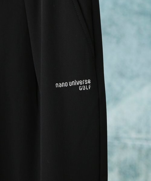 【新品】nano universe GOLF/ナイロンクロス1タックパンツ　L nano universe GOLF／ナイロンクロス1タックパンツ｜ナノ