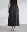 フラップポケットフレアスカート