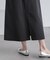フラップポケットフレアスカート