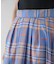 シアーチェックランダムタックスカート