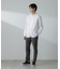 「ICE FLOW LINEN」バンドカラーシャツ 長袖