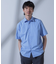 「N SHIRTS」AntiSoaked(R)汗染み防止セミワイドカラーシャツ半袖