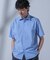 「N SHIRTS」AntiSoaked(R)汗染み防止セミワイドカラーシャツ半袖