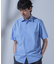 「N SHIRTS」AntiSoaked(R)汗染み防止セミワイドカラーシャツ半袖